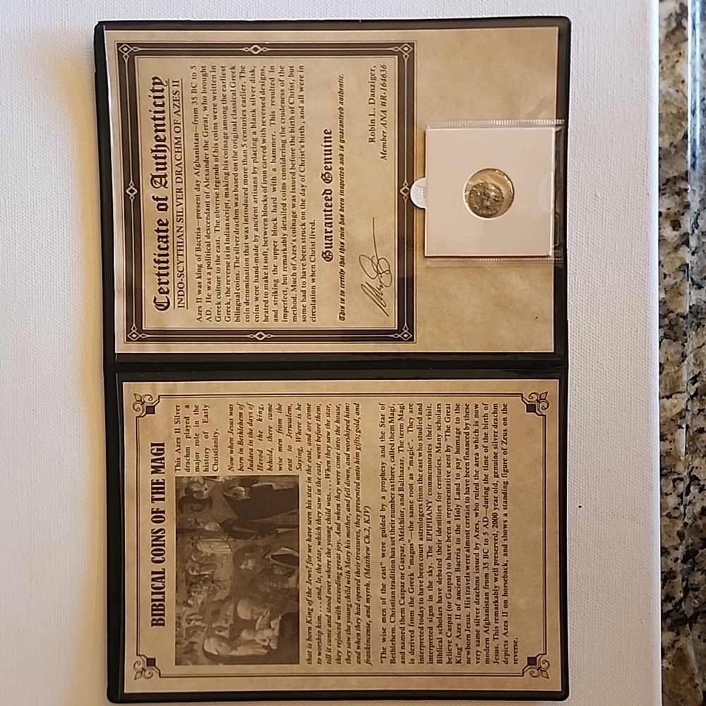 Biblical Coins of the Magi collectible coin Sold As Is